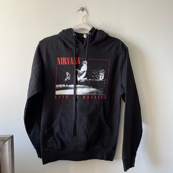 Nirvana Live at Reading Hoodie - Picture 1 of 10